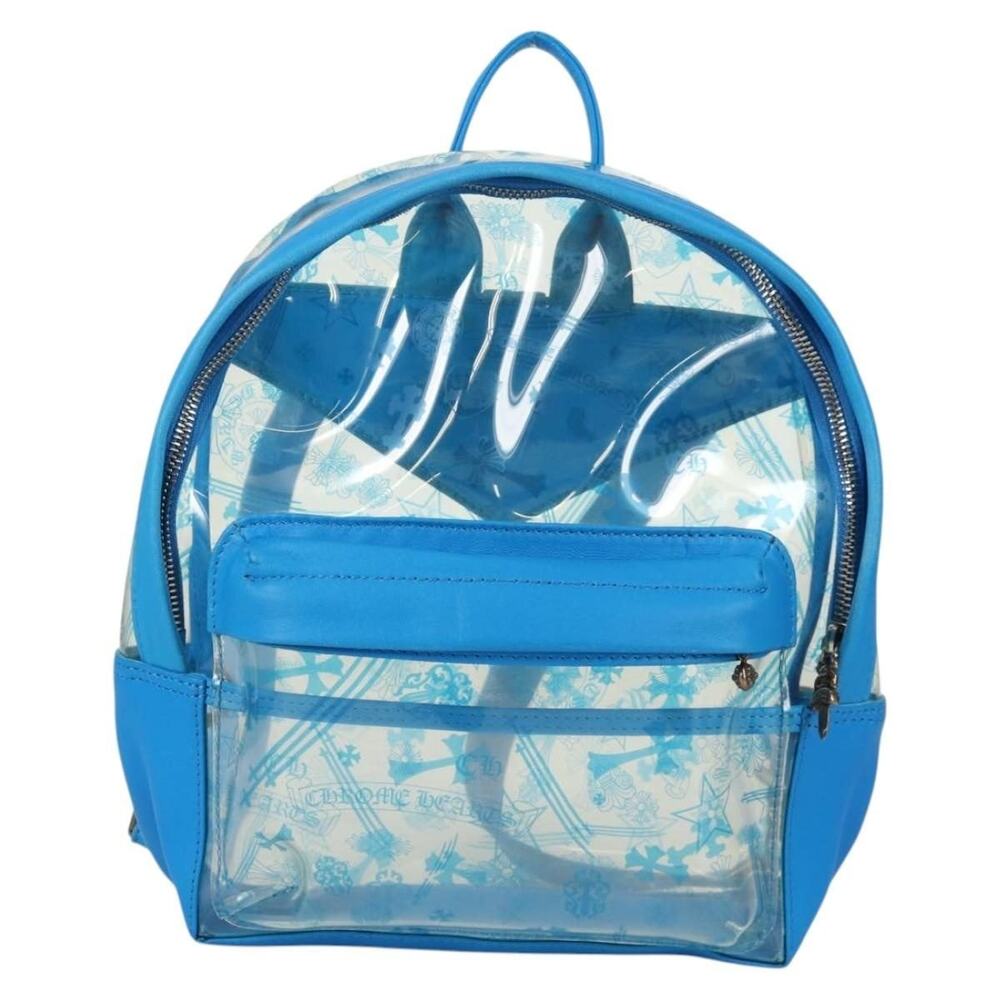 Chrome Hearts Vinyl Back To School Backpack Blue